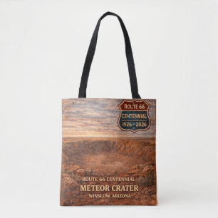 Bolsa Tote Rota do Centenário da Cratera do Meteoro de Winslo