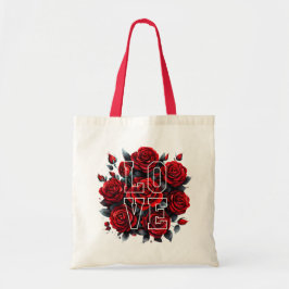 Bolsa Tote Rote Rosen - LOVE