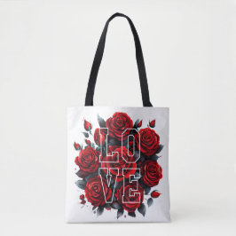 Bolsa Tote Rote Rosen - LOVE