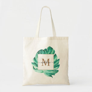 Bolsa Tote Roteiro de Monograma Minimalista de Queijo Suíço