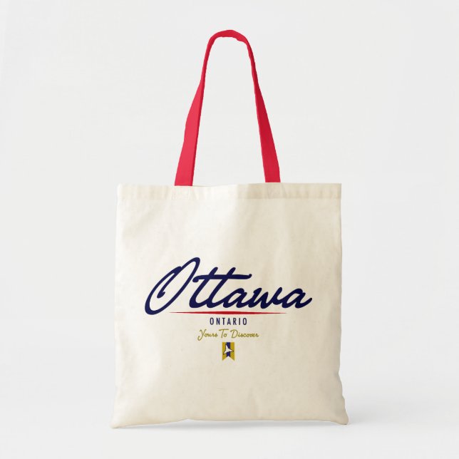 Bolsa Tote Roteiro de Ottawa (Frente)
