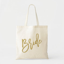 Bolsa Tote Roteiro Dourado do brilho da noiva