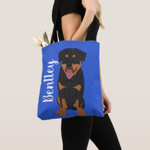 Bolsa Tote Rottweiler Personalizado