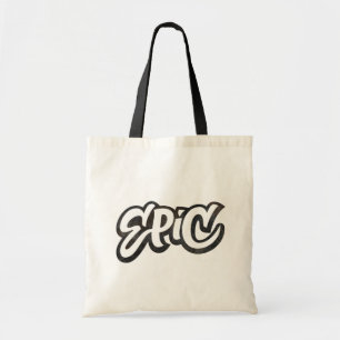 Bolsa Tote Rotulação ÉPICO - Grunge dos grafites - seja
