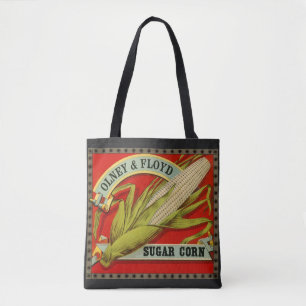 Bolsa Tote Rótulo de Legume Antigo, Milho Doce Olney & Floyd