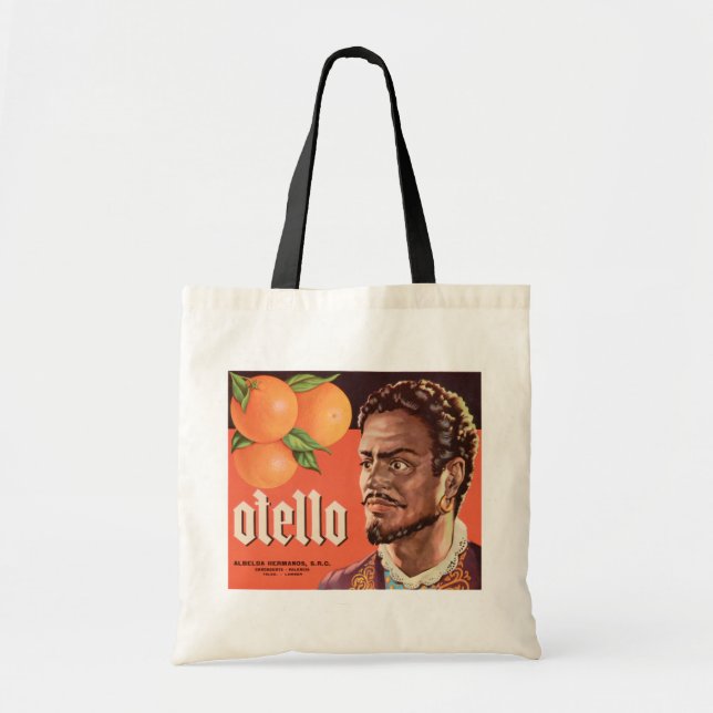Bolsa Tote Rótulo Laranja Otello (Frente)
