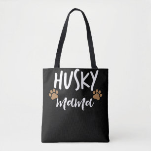 Bolsa Tote Rouco Mama Presente-mãe de cão-mãe siberiano