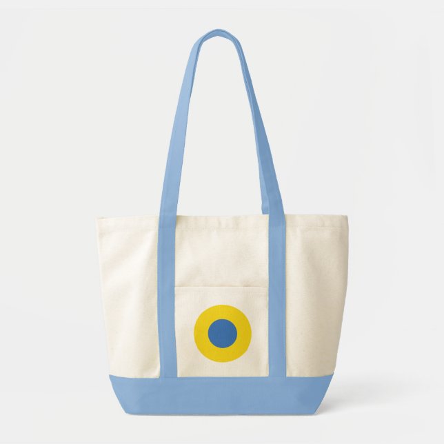 Bolsa Tote Roundel da Força Aérea Ucraniana (Frente)