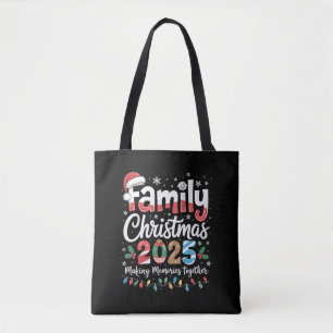 Bolsa Tote Roupa Combinando para o Natal da Família 2025 Esqu