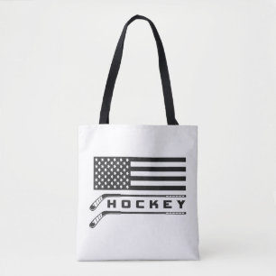 Bolsa Tote Roupa de Hóquei na Bandeira Americana