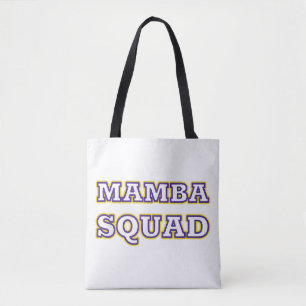 Bolsa Tote Roupa engraçada do Mamba Squad para amantes de cob