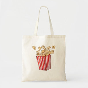 Bolsa Tote Roupa Noturna De Filme Para Amantes De Pipoca