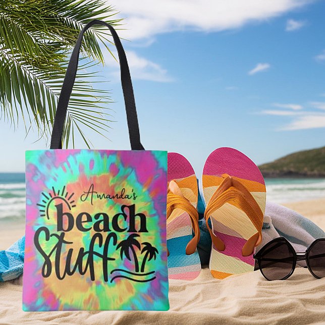 Bolsa Tote Roupas de praia personalizadas com tingimento (Criador carregado)