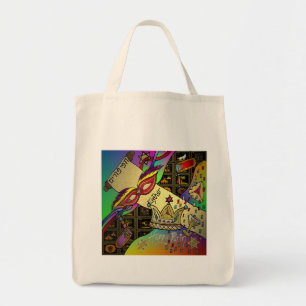 Bolsa Tote Roupas de Presentes de Festa Judaica Purim Feliz J