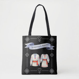 Bolsa Tote Roupas romenas, roupa tradicional