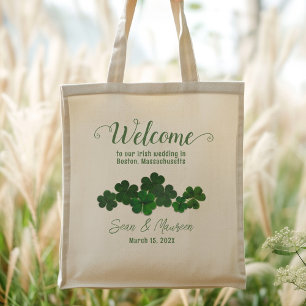 Bolsa Tote Roupas Verdes da Bag de Boas-vindas Personalizadas