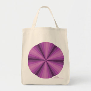 Bolsa Tote Roxa Ilusão Óptica