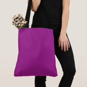 Bolsa Tote Roxo abstrato Sólido Cor Lisa