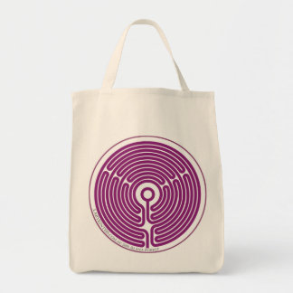 Bolsa Tote roxo do circuito dos terços 11 do labirinto