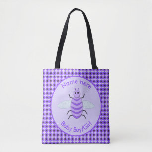 Bolsa Tote Roxo Roxo Roxo Sexo de Abelhas Revela Personalidad