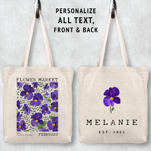 Bolsa Tote Roxo Violet Febre, Fevereiro, Nascimento