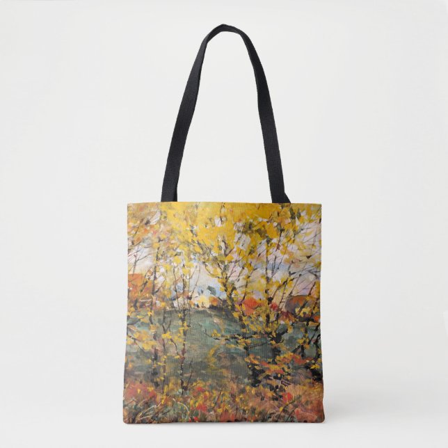 Bolsa Tote Royal Oak, aquarela de William Henry Holmes, (Frente)