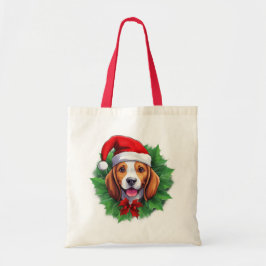 Bolsa Tote Rua Beagle Christmas