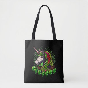 Bolsa Tote Rua Bonita e Engraçada do Dia do Unicórnio