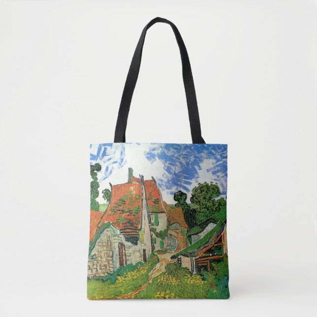 Bolsa Tote Rua da Aldeia por Vincent van Gogh (Frente)