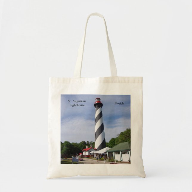 Bolsa Tote Rua de Augustine Lighthouse Saco (Frente)