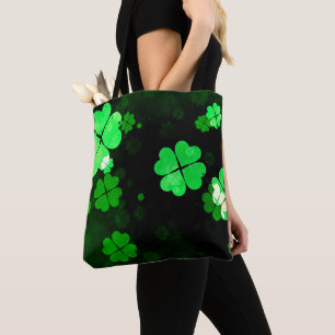 Bolsa Tote Rua de Shamrock. Dia de Patrick