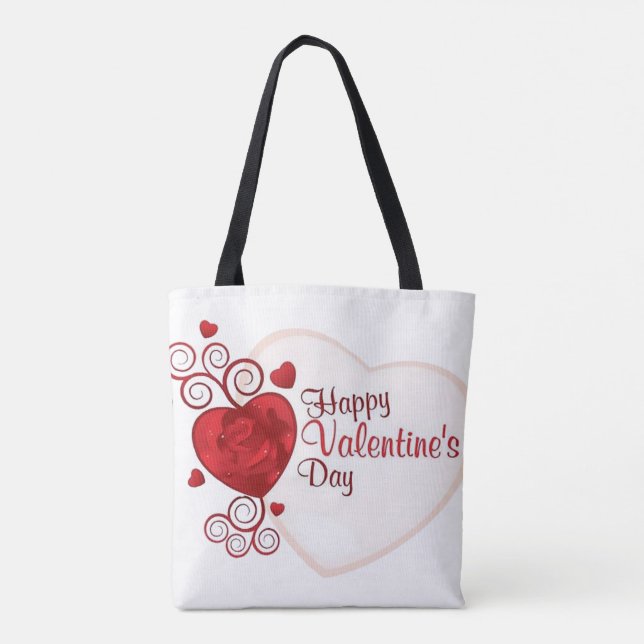 Bolsa Tote Rua. Dia de os namorados. (Verso)