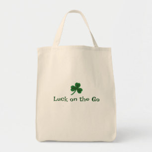 Bolsa Tote Rua, Dia de Patrick, Engraçado Texto, Sorte em Ir