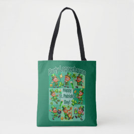 Bolsa Tote Rua. Diversão de Patrick Adorável "Leprechauns do