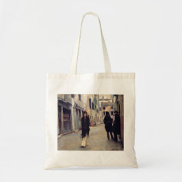 Bolsa Tote Rua em Veneza (Mulher Elegante) (Cantora Sargent)
