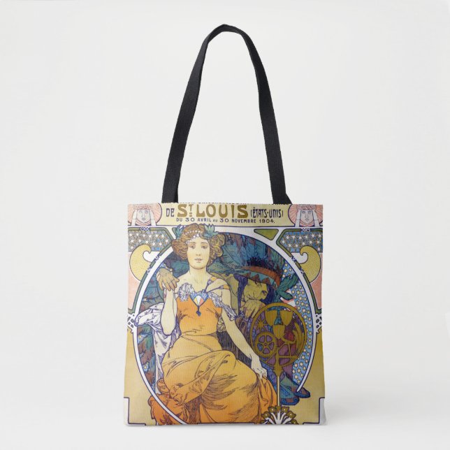 Bolsa Tote Rua, exposição Louis, Mucha (Frente)