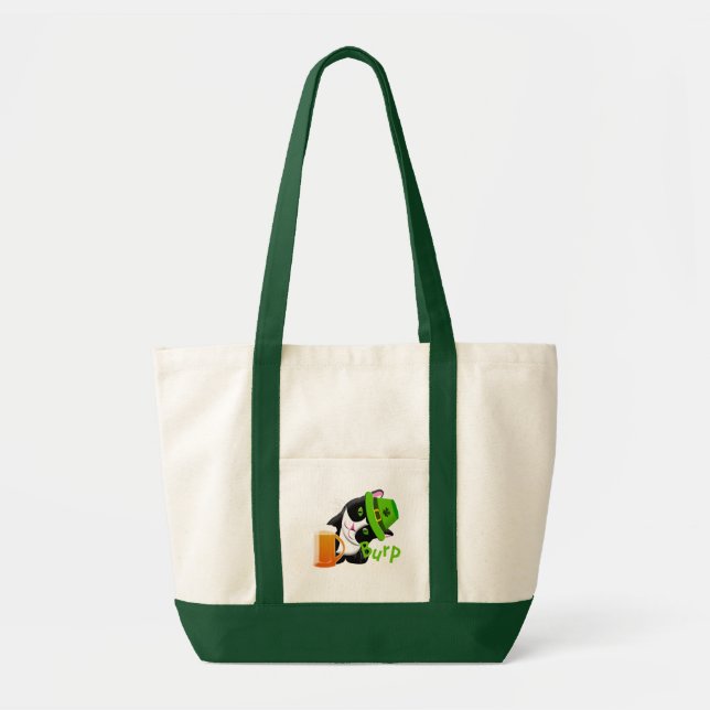 Bolsa Tote Rua, Gato do Dia de Patrick (Frente)