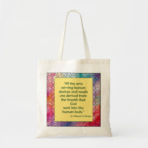 Bolsa Tote Rua Hildegard do Bingen Quote Tote Bag