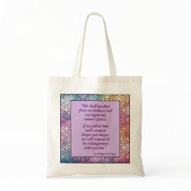Rua Hildegard do Bingen Quote Tote Bag