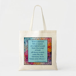 Bolsa Tote Rua Hildegard do Bingen Quote Tote Bag