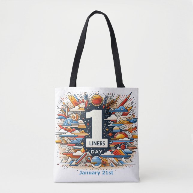 Bolsa Tote Rua Jan 210 - Um dia de liners (Frente)