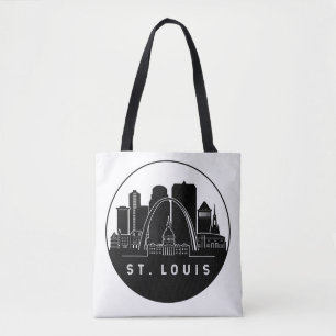 Bolsa Tote Rua Louis Missouri Skyline