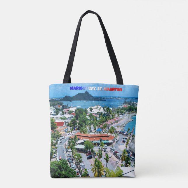 Bolsa Tote Rua. Maarten - Marigot Bay (Verso)