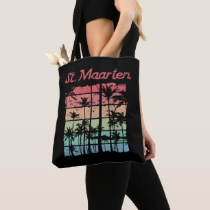 Bolsa Tote Rua Maarten Rainbow Colors Sint Martin