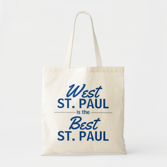 Bolsa Tote Rua oeste. Paul é a melhor Rua. Paul (Frente)