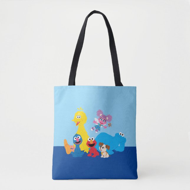 Bolsa Tote Rua Sésamo | Colores de Sésamo Street (Frente)