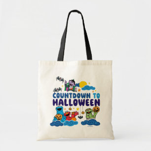 Bolsa Tote Rua Sésamo Contagem para o Halloween
