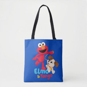 Bolsa Tote Rua Sésamo Corrente Elmo & Tango