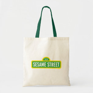 Bolsa Tote Rua Sésamo Logotipo colorido do Cheio