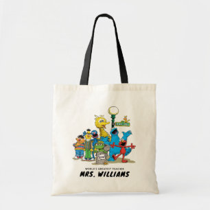 Bolsa Tote Rua Sésamo Maior professor do mundo